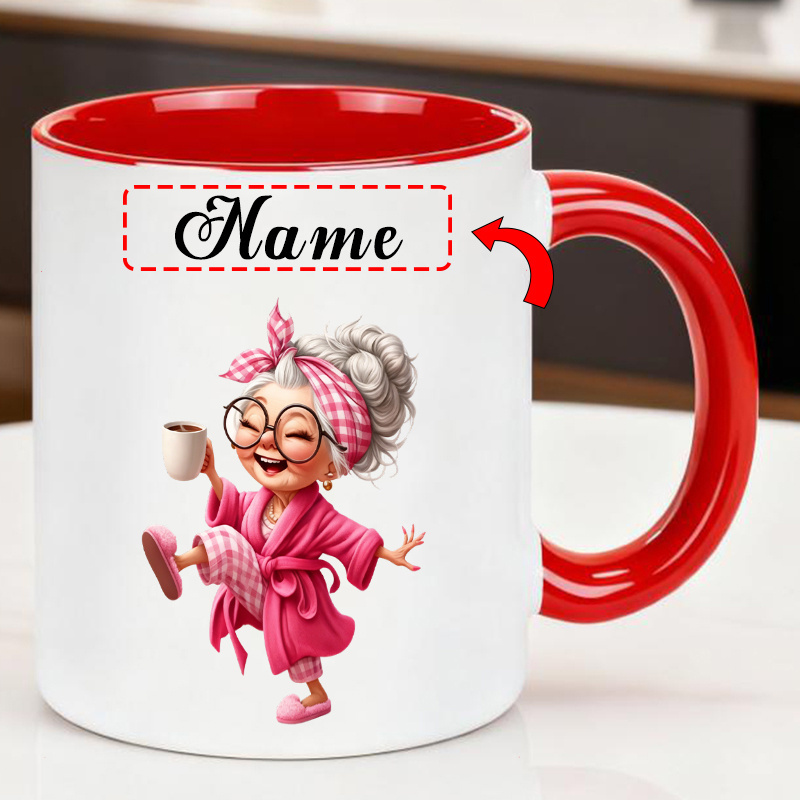 Custom Coffee Mug With Personalised Name Print